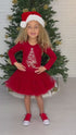 Girls Ruby Red Jingle Ball Dress 12M-14